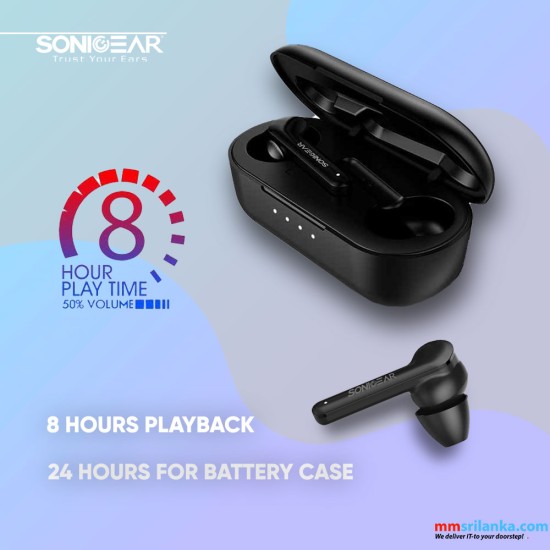 Sonicgear Earpump TWS 5 Pro Wireless Stereo Earbuds/Bluetooth (1Y)